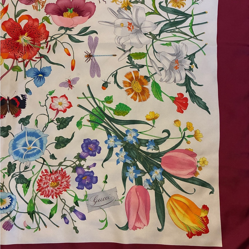 Gucci Vittorio Accornero Silk Scarf - Picture 2 of 13
